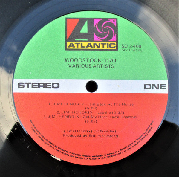 Various – Woodstock Two (2xLP) LP vinyl record, image 3 of 4