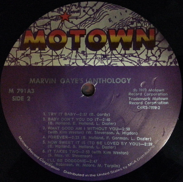 Marvin Gaye – Anthology (3xLP) LP vinyl record, image 3 of 3