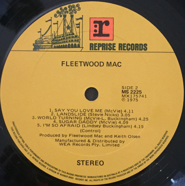 Fleetwood Mac – Fleetwood Mac LP vinyl record, image 4 of 4