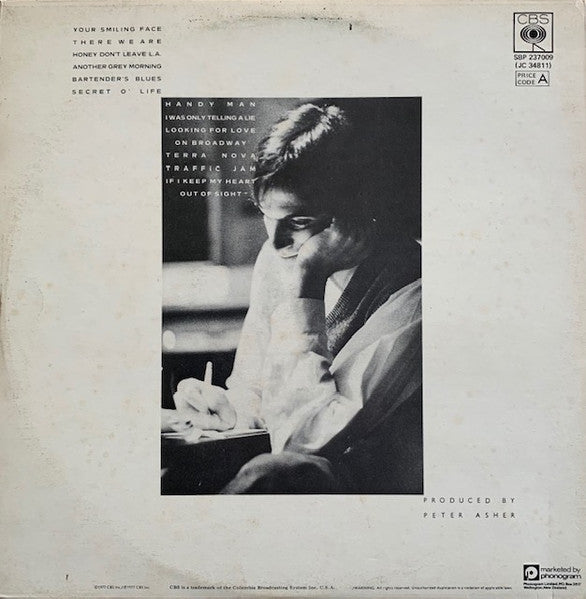 James Taylor – JT LP vinyl record, image 2 of 5