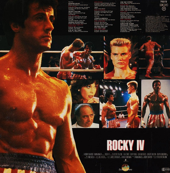 Various – Rocky IV - Original Motion Picture Soundtrack LP vinyl record, image 2 of 4