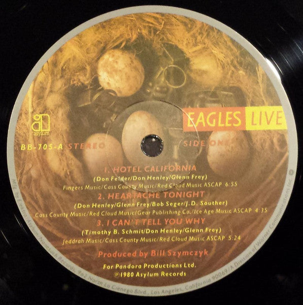 Eagles – Eagles Live (2xLP) LP vinyl record, image 3 of 3