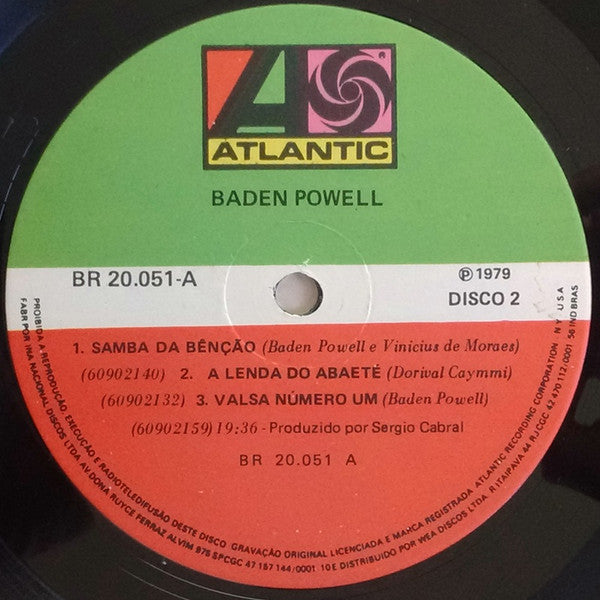 Baden Powell – O Grande Show Gravado Ao Vivo (2xLP) LP vinyl record, image 6 of 7