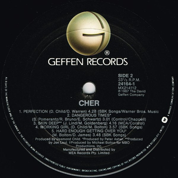 Cher – Cher LP vinyl record, image 4 of 6