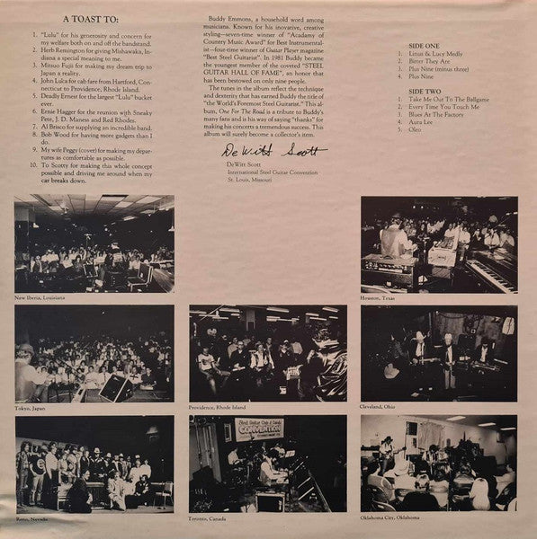 Buddy Emmons – One For The Road LP vinyl record, image 2 of 4