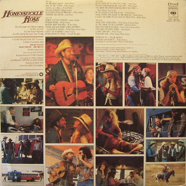 Willie Nelson & Family – Honeysuckle Rose (Music From The Original Soundtrack) (2xLP) LP vinyl record, image 2 of 6