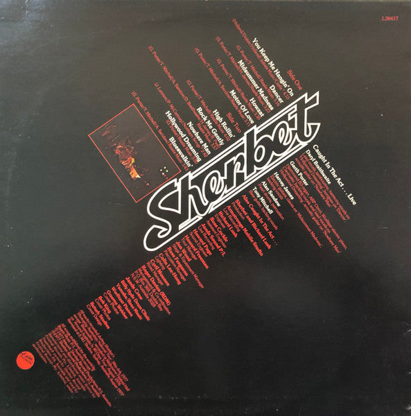 Sherbet – Caught In The Act ... Live LP vinyl record, image 2 of 5