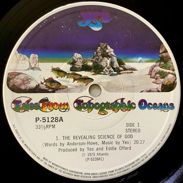 Yes – Tales From Topographic Oceans = 海洋地形学の物語 (2xLP) LP vinyl record, image 5 of 10