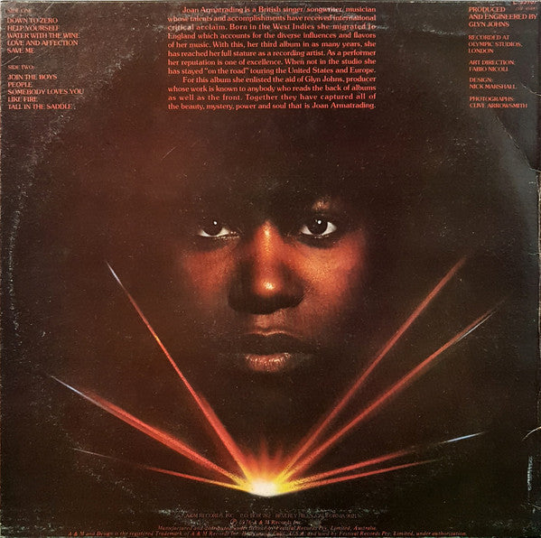 Joan Armatrading – Joan Armatrading LP vinyl record, image 2 of 6