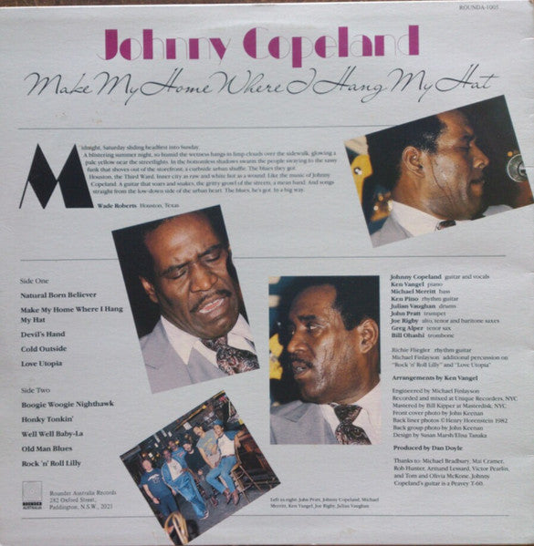 Johnny Copeland – Make My Home Where I Hang My Hat LP vinyl record, image 2 of 4
