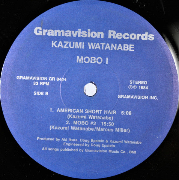 Kazumi Watanabe – Mobo I LP vinyl record, image 4 of 4