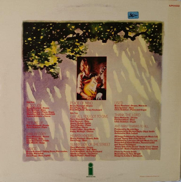 Bryn Haworth – Sunny Side Of The Street LP vinyl record, image 2 of 6