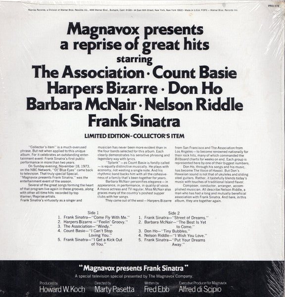 Various – Magnavox Presents... A Reprise Of Great Hits LP vinyl record, image 2 of 4