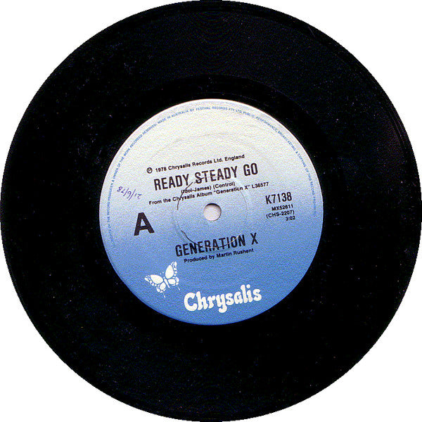 Generation X – Ready Steady Go 7" vinyl record, image 1 of 2