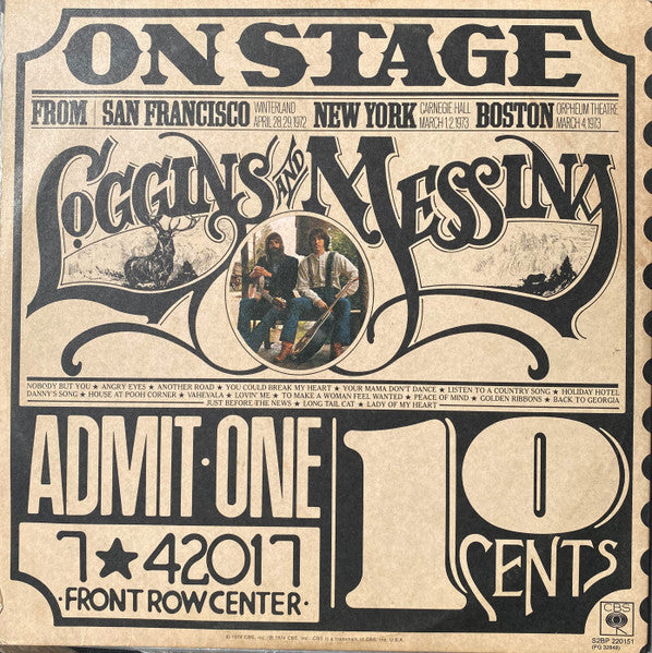 Loggins And Messina – On Stage (2xLP) LP vinyl record, image 2 of 6