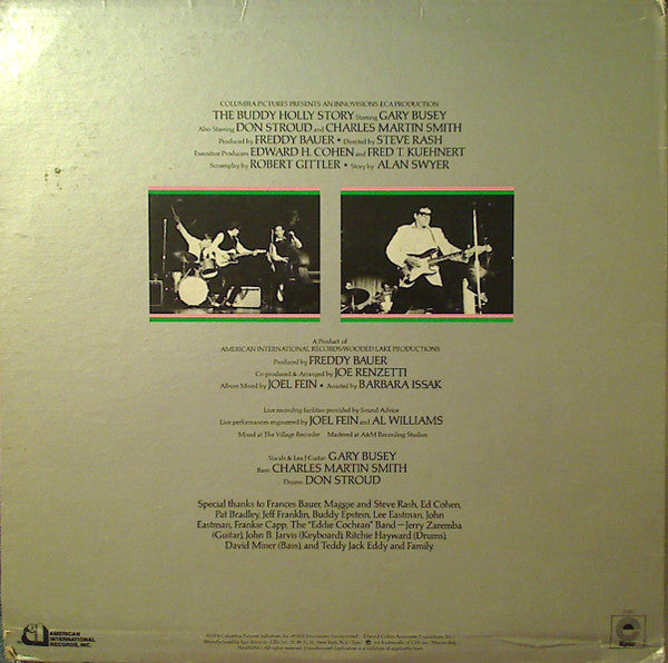 Gary Busey – The Buddy Holly Story LP vinyl record, image 2 of 4