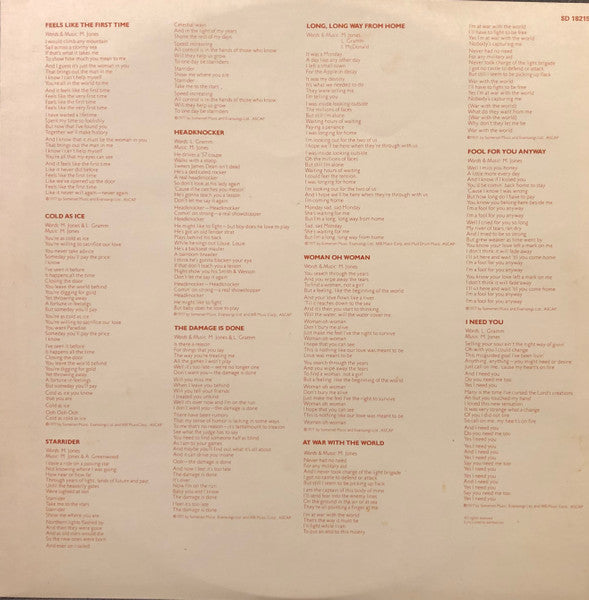 Foreigner – Foreigner LP vinyl record, image 4 of 6