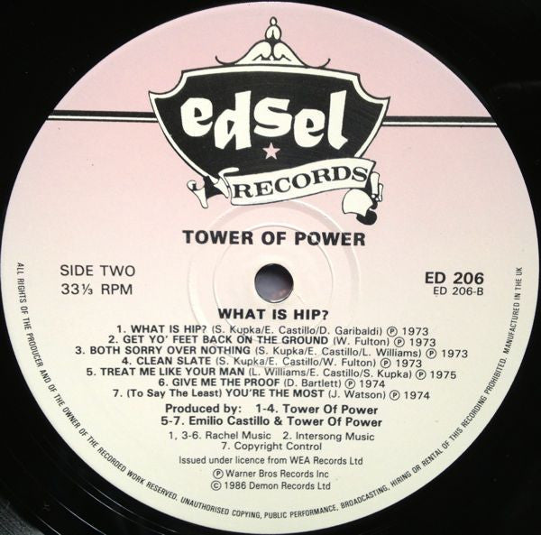 Tower Of Power – What Is Hip? LP vinyl record, image 4 of 4