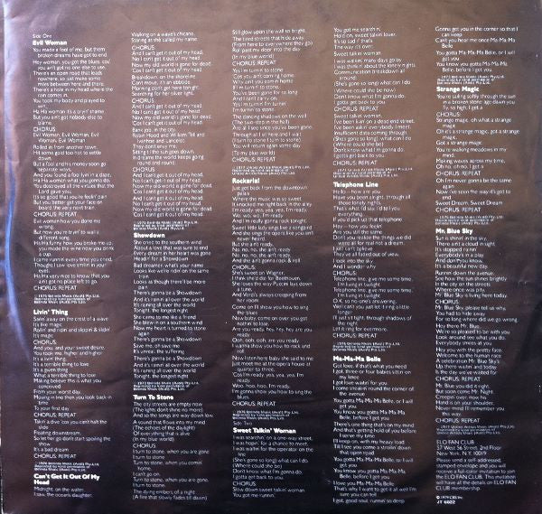 Electric Light Orchestra – ELO's Greatest Hits LP vinyl record, image 3 of 6