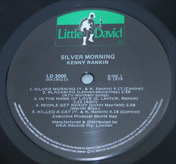 Kenny Rankin – Silver Morning LP vinyl record, image 3 of 5