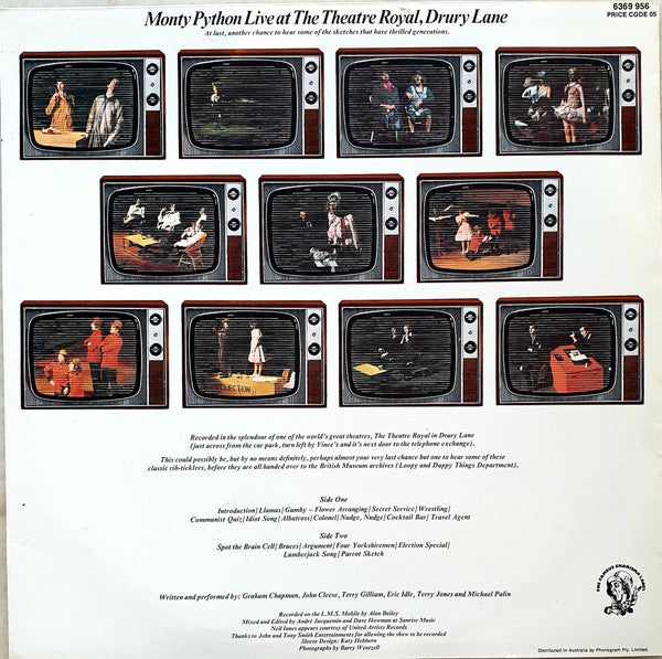 Monty Python – Monty Python Live At Drury Lane LP vinyl record, image 2 of 4