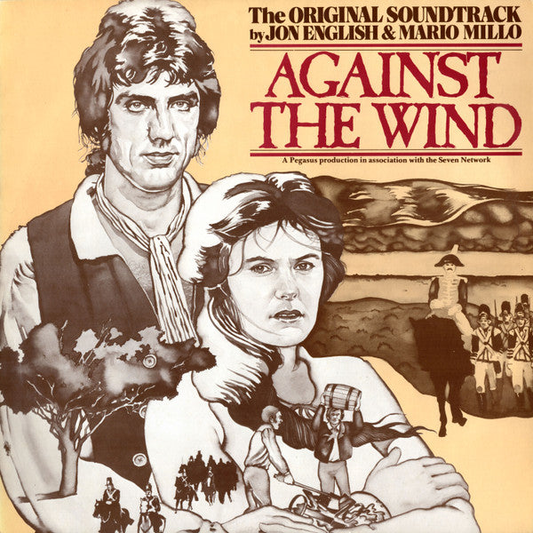 Jon English, Mario Millo – Against The Wind LP vinyl record, image 1 of 6