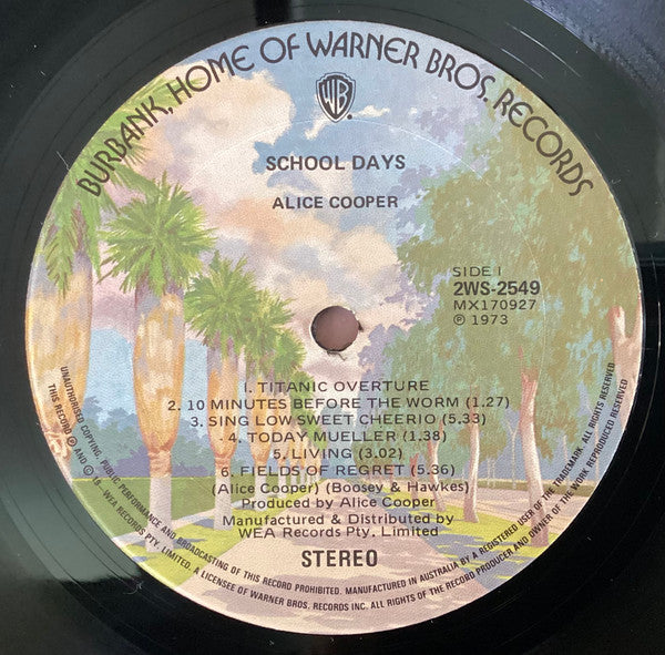 Alice Cooper – School Days - The Early Recordings (2xLP) LP vinyl record, image 4 of 7