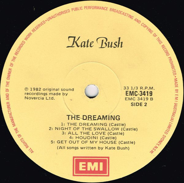 Kate Bush – The Dreaming LP vinyl record, image 4 of 10