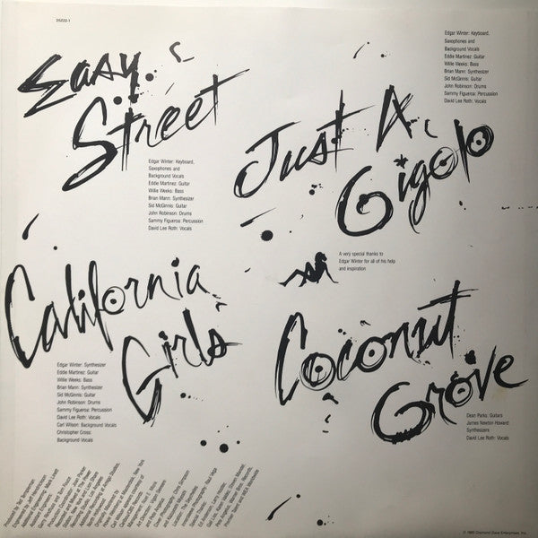 David Lee Roth – Crazy From The Heat 12" vinyl record, image 3 of 6