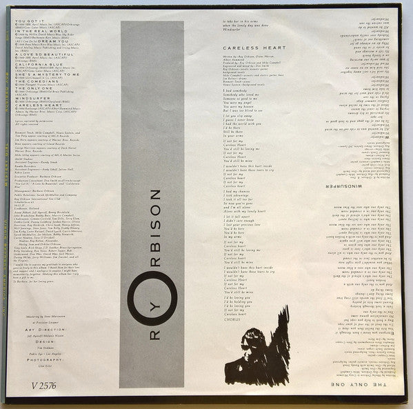 Roy Orbison – Mystery Girl LP vinyl record, image 5 of 10