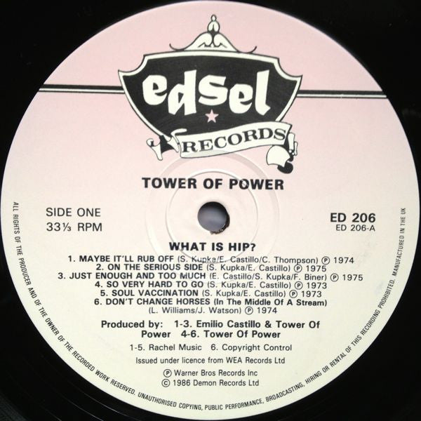 Tower Of Power – What Is Hip? LP vinyl record, image 3 of 4