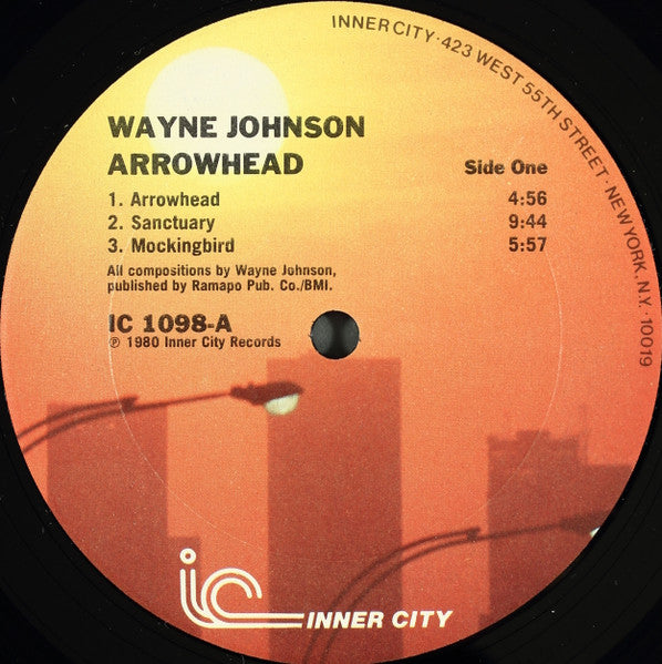 Wayne Johnson Trio – Arrowhead LP vinyl record, image 3 of 4