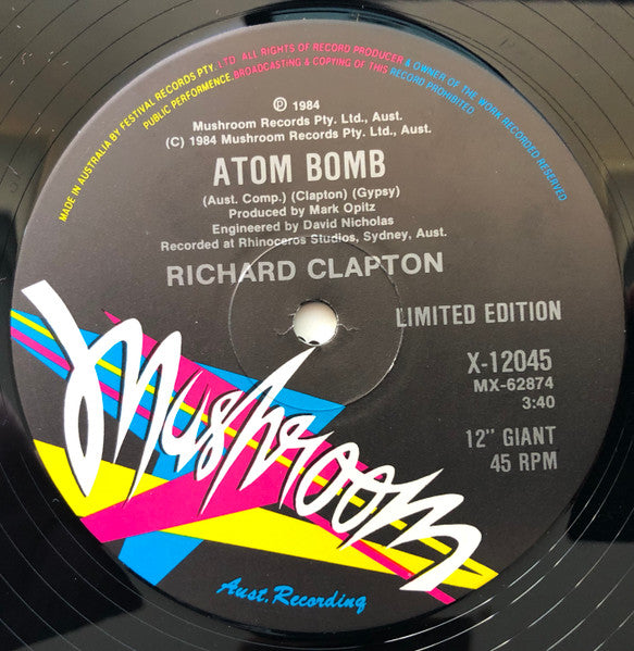 Richard Clapton – The Heart Of It 12" vinyl record, image 4 of 4