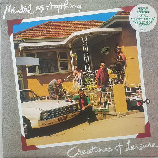 Mental As Anything – Creatures Of Leisure LP vinyl record, image 1 of 6