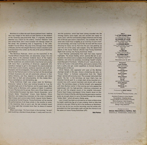 Leon Thomas – Gold Sunrise On Magic Mountain LP vinyl record, image 4 of 6