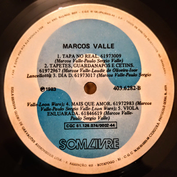 Marcos Valle – Marcos Valle LP vinyl record, image 4 of 6