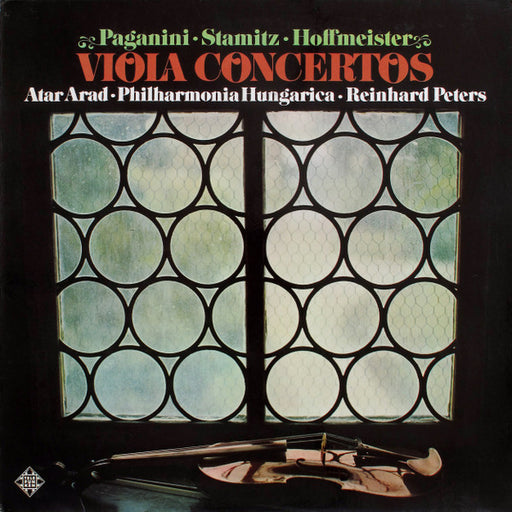 Niccolò Paganini, Carl Stamitz, Franz Anton Hoffmeister, Atar Arad, Philharmonia Hungarica, Reinhard Peters – Viola Concertos LP vinyl record, image 1 of 6