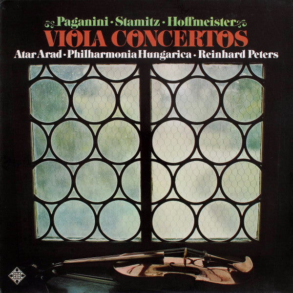 Niccolò Paganini, Carl Stamitz, Franz Anton Hoffmeister, Atar Arad, Philharmonia Hungarica, Reinhard Peters – Viola Concertos LP vinyl record, image 1 of 6