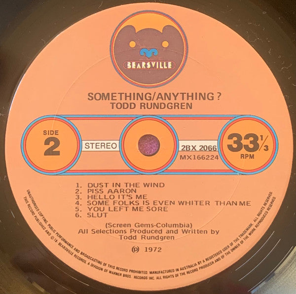 Todd Rundgren – Something / Anything? (2xLP) LP vinyl record, image 4 of 7