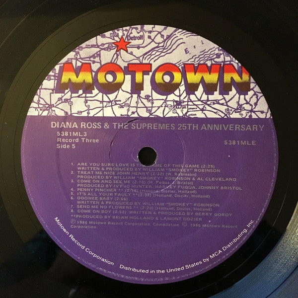 The Supremes – 25th Anniversary (3xLP) LP vinyl record, image 9 of 10