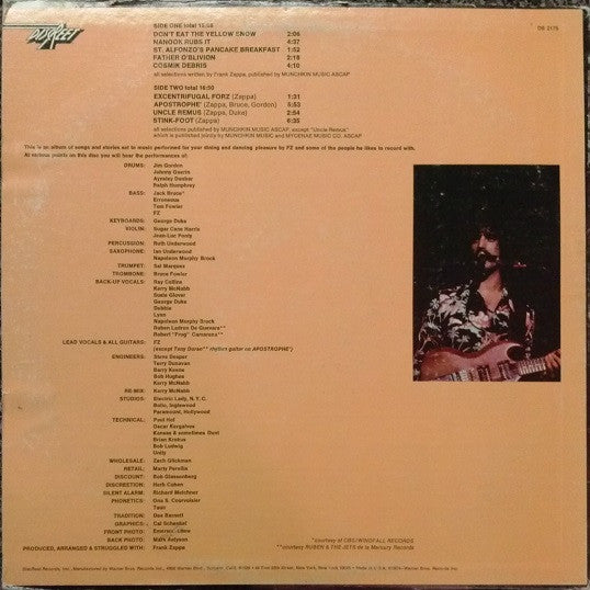 Frank Zappa – Apostrophe (') LP vinyl record, image 2 of 4