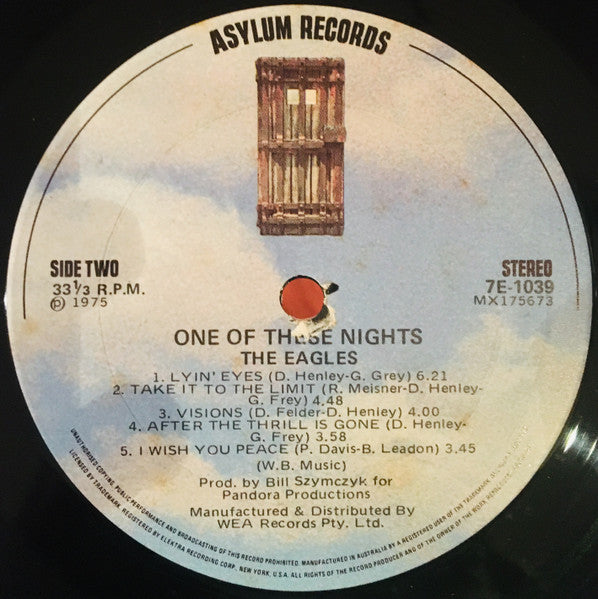 Eagles – One Of These Nights LP vinyl record, image 6 of 6