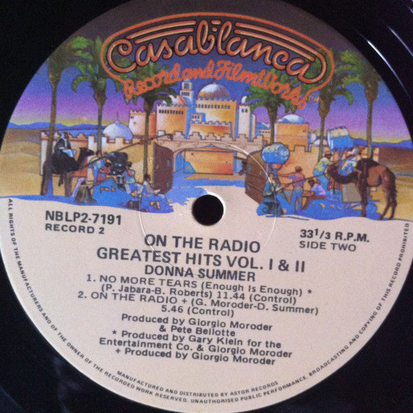 Donna Summer – On The Radio - Greatest Hits - Volume I & II (2xLP) LP vinyl record, image 6 of 6