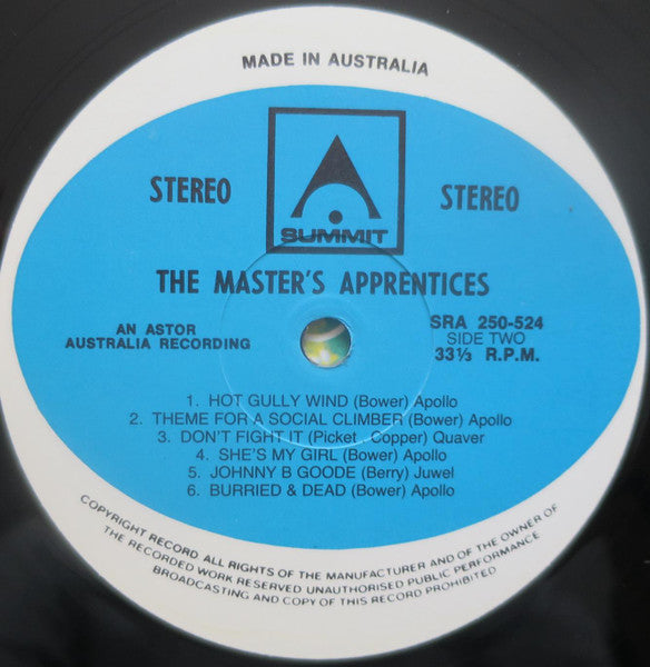 The Master's Apprentices – The Master's Apprentices LP vinyl record, image 4 of 4