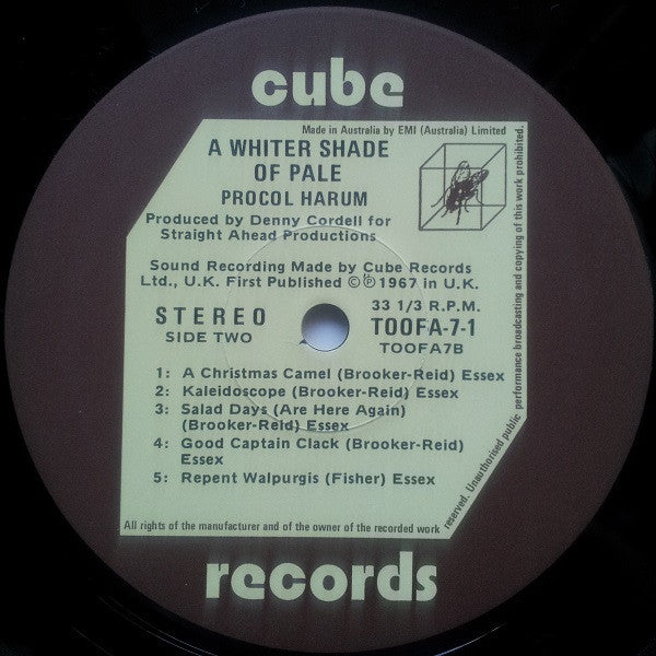 Procol Harum – A Whiter Shade Of Pale / A Salty Dog LP vinyl record, image 7 of 9