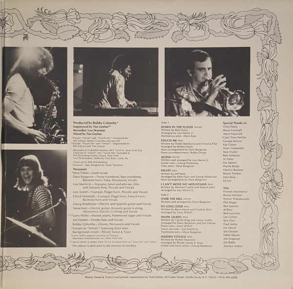 Blood, Sweat And Tears – New Blood LP vinyl record, image 3 of 8