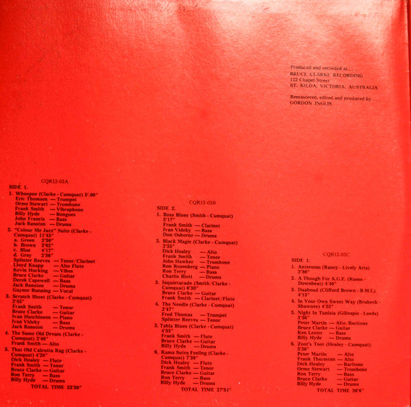 Bruce Clarke, Dick Healey, Frank Smith, Billy Hyde, Various – Lookin' Back (Or Remember What Jazz Was Like? When You Could Whistle It) (2xLP) LP vinyl record, image 3 of 8