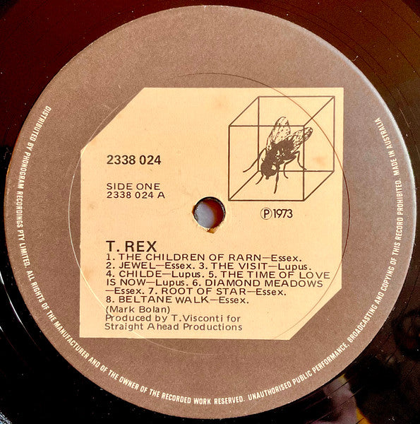 T. Rex – T. Rex LP vinyl record, image 3 of 5