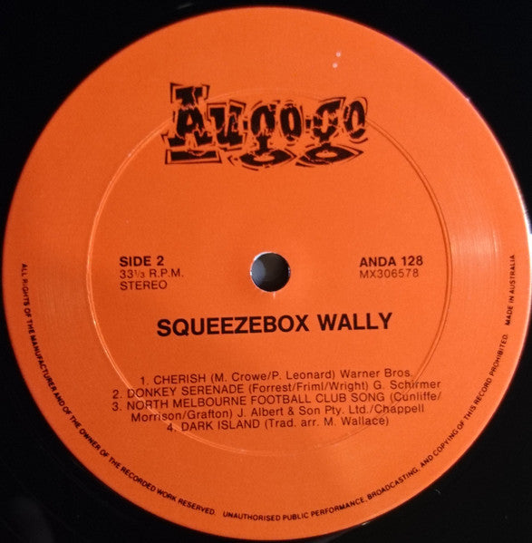 Mark Wallace – Squeezebox Wally LP vinyl record, image 4 of 4