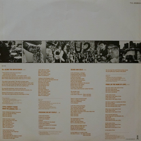 U2 – Rattle And Hum (2xLP) LP vinyl record, image 5 of 10
